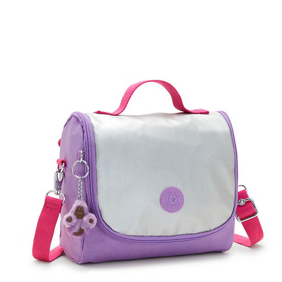 Kipling New Kichirou Lunch Bag Tassen Paars | BE 2151TC